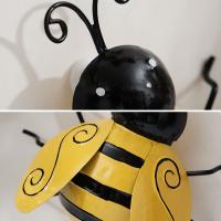 Adorno De Jardín En Forma De Abeja Bonita Decoración De Hierro Fundido Para Casa De Juguete Y Exterior Regalo Creativo - details 2