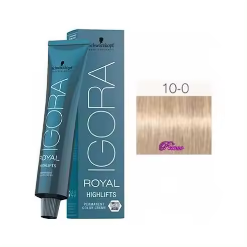 Tinte Igora Royal highlifts 10-0 Rubio Platino Natural 60 ml. Schwarzkopf - 1