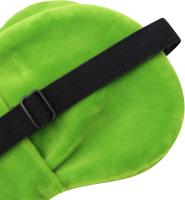 Divertida máscara de peluche con forma de rana, antifaz ajustable con antifaz reutilizable para hombres, mujeres y niños. - details 3