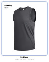 Camiseta Sin Mangas De Hombre Talla Grande Transpirable De Seda De Hielo Secado Rápido Casual Running Fitness Verano Deportes - details 5