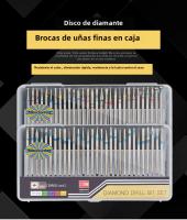 Kit De 30 Piezas De Brocas De Carburo Para Manicura Eliminación De Esmalte De Gel Kit De Brocas Para Uñas Material De Acero Inoxidable - details 0