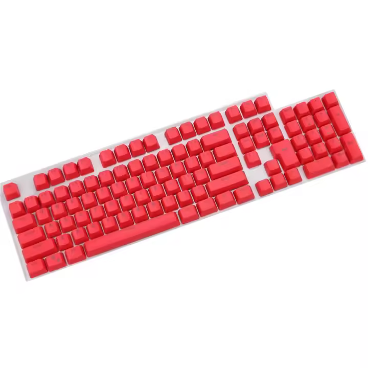 106 teclas Pbt Color sólido retroiluminación Keycaps reemplazo para teclado mecánico - 1