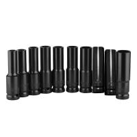 Juego De 10 Piezas De Cabezales De Impacto Profundo En Hexagonal 1/2 Pulgada Herramientas De Eliminación De Neumáticos Con Llave De Compresor Material De Acero Cr-V - details 6