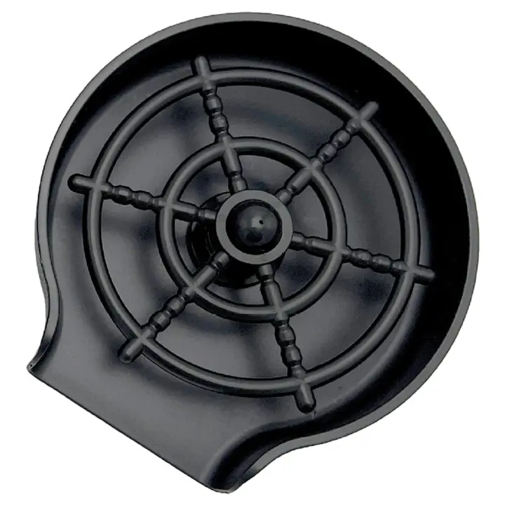 RinsevacióndelvitrineAutomaticaFregadero De CocinaAccesorios Para Lavado De Tazas Y VajillaPlástico NegroTamaño 13x8.5cm - 1