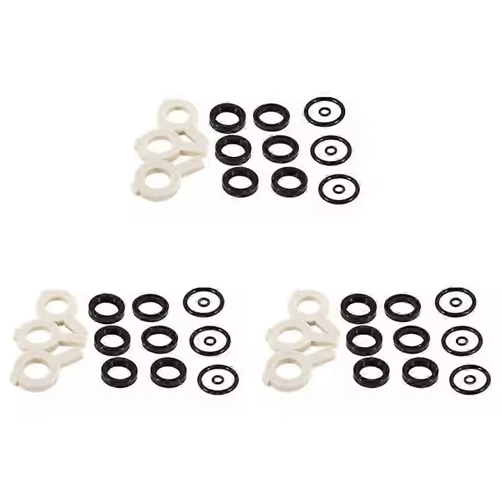 3sets 30623 Kit de Sello, Bomba arandela Sellos Kit caja ajustado para Gato bomb 30 31 34 310 340 350 Modelo Marco Bomba de émbolo - 1