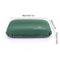 Almohada De Viaje Ergonómica Autoinflable Para Acampar Almohada De Cuello Protector Con Funda Portátil Almohada De Seda 19D TPU 30D Tejido - details 9