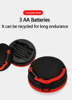 Lámpara Portátil Para Camping Con Base Magnética Y 3 Modos De Iluminación Luz De Emergencia Para Exterior Sin Batería Incluida Color Rojo/Azul/Naranja - details 3
