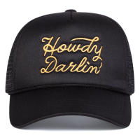 Gorro De Béisbol Ajustable Unisex Howdy Darlim Con Bordado De Letras Para Primavera Verano Protección Solar Casual Trucker - details 3