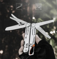 Cuchillo Multifuncional EDC Plegable Portátil Para Camping Al Aire Libre Herramienta Táctica De Caza Con Abrebotellas Cortador De Alambre Y Cable - details 2