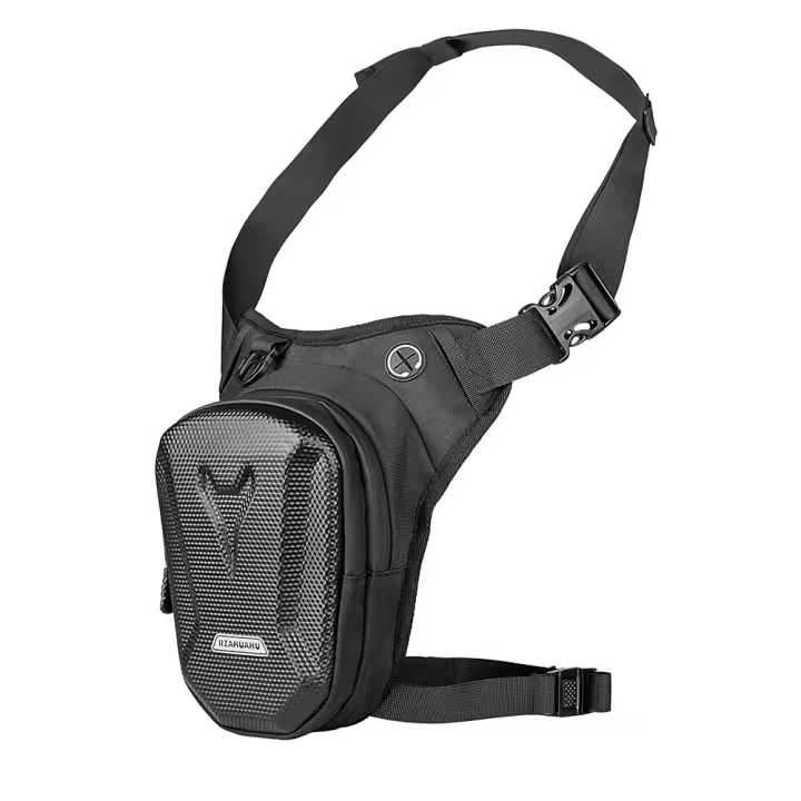 Bolsa Táctica Impermeable Para Viajes Moto Cinturón De Pierna Hombro Bum Pack Bolsa Lateral Para Hombres Bolsa De Mano Casual Al Aire Libre - 1