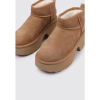 UGG Classic Ultra Mini New Heights  Botines De Tacón Mujer Cuero - details 1