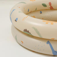 Piscina Inflable Para Bebés Estilo Retro Diseño Lindo Y Grueso Para Natación Y Juegos En Agua Para Familia - details 6