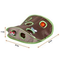 Juguete De Inteligencia Para Gatos Con Ratón Y Tentación De Campana Juego De Caza Con 9 Agujeros Mantén a Tu Gato Activo Juguetes Plegables Para Gatos Y Gatitos - details 0