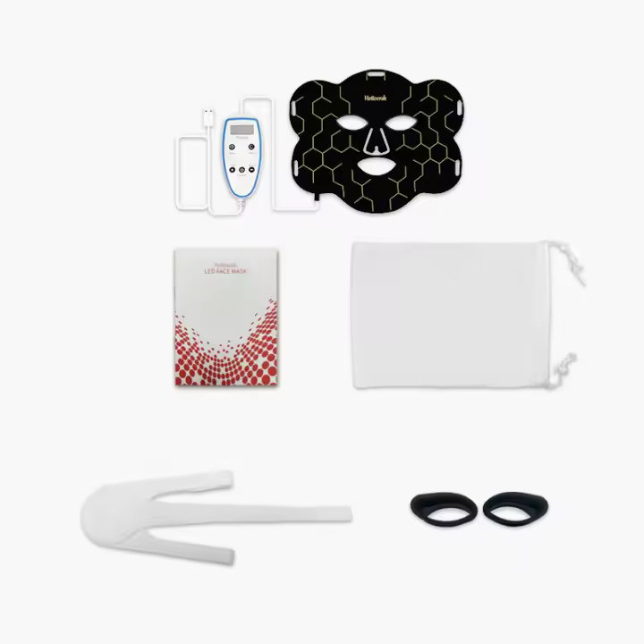 Máscara De Belleza Facial Flexible LED De Silicona Terapia De Luz Roja De Hottoerak Cuidado De La Piel Antiarrugas Blanqueadora Lifting - 1