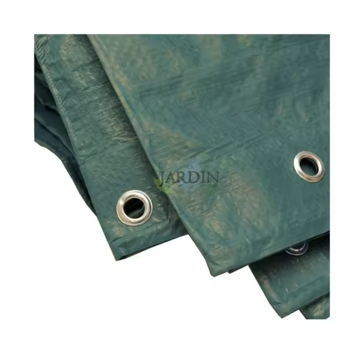 Suinga Toldo Reforzado Verde 3x4m con Ojales - Protección Lluvia y Sol - 1