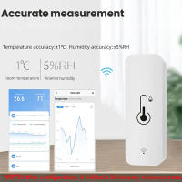 Sensor De Temperatura Y Humedad Zigbee WiFi Tuya Para Hogar Inteligente Compatible Con Alexa Y Google Assistant Monitor Remoto Por App SmartLife - details 1