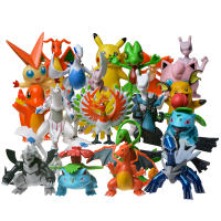 Figura De Acción Pokemon PVC 2-3 Pulgadas Pikachu Charmander Eevee Muñecos De Colección Anime Juguete Ornamental Para Niños Regalo De Cumpleaños - details 1