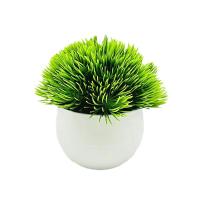 Bonsai Artificial Elegante Y Energético Decoración Verde Vivida Para Mesa Centro De Oficina Decoración De Plástico No Desvanecimiento - details 3
