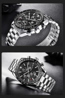 Reloj De Pulsera Deportivo Para Hombre BENYAR 2024 Estilo Casual Lujo Acero Inoxidable Resistente Al Agua Y Al Choque Movimiento Cuarzo - details 26