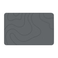 Alfombra De Baño Kieselguhr Antideslizante Alfombrilla De Ducha Absorbente Y Secado Rápido Tamaño 60x39cm Para Adultos - details 1