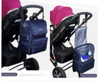 Bolso De Diaper Multifuncional Para Bebé Insular Elegante Bolsa De Camarón Para Mamá Viaje Cambio Con Carrito De Manos Para Mujer Tamaño Medio - details 40