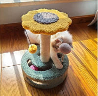El Árbol de Gato en Forma de Flor (30x30x35 cm) es un rascador multicolor ideal para mantener las uñas de tu gato saludables. Su diseño divertido y compacto lo hace perfecto para espacios pequeños, ofreciendo un lugar cómodo para jugar y descansar. - details 0