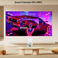 Proyector Mini TD80W HD 1080P 4K Android Con WiFi 5G 3D Smart TV Portátil Para Cine En Casa Tecnología LED Resolución De 1920x1080dpi - details 12