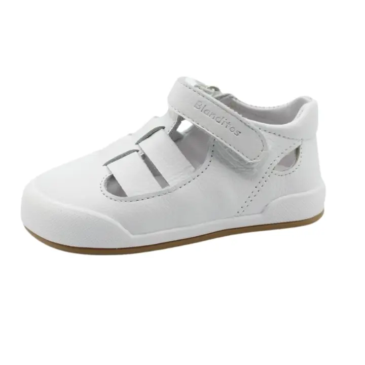 Sandalias marca Blanditos By Crios modelo Oceano para niño en color blanco - 1