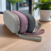 Monedero De Silicona Pequeño Bolsa De Almacenamiento Oval Para Monedas Tarjetas Auriculares Llaveros Portátil Para Bolso De Mano - details 7