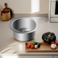 Bandeja De Drenaje Multifuncional Para Cocina Filtro De Desagüe En Acero Inoxidable Escolar Para Separar Agua Y Suciedad - details 2