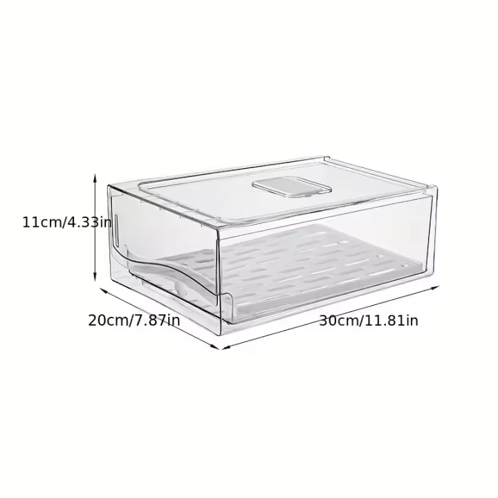 Caja De Alimentación Fresh-Keeping Para Huevo Y Carne Caja De Alimentación Moderna PET + PE - 1