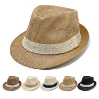 Sombrero De Paja Para Hombre Y Mujer Casual Transpirable Sombreros De Vaquero Con Alas Anchas Protección Solar Moda Playa Verano - details 1