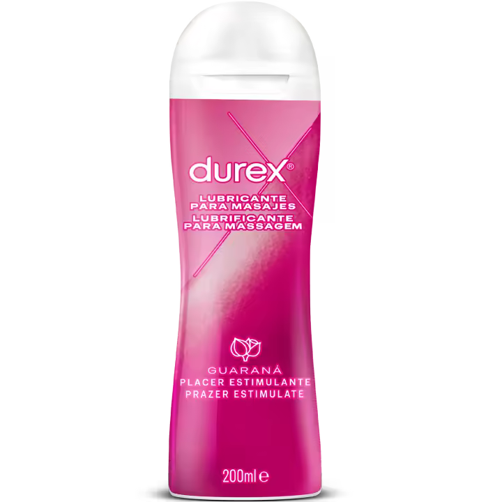 Durex Play Massage 2en1 Estimulante Guaraná 200ML Lubrica y Masaje - 1