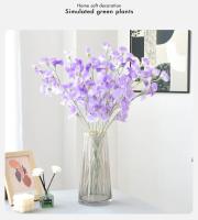 Flores Artificiales De Lino Fragantes 63CM Decoración Nórdica Para El Hogar Sala De Estar Mesa De Café Arreglo Floral - details 15