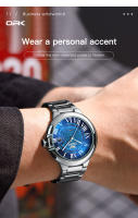 Reloj De Pareja Elegante OPK 6039 Movimiento De Cuarzo De Alta Calidad Material De Acero Inoxidable Resistente Al Agua Con Lujo Dial Romano - details 12