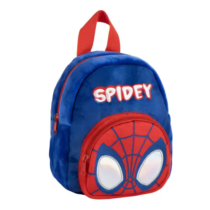 Mochila Guardería de Peluche con Bolsillo Spiderman Spidey Azul 82026 - 1