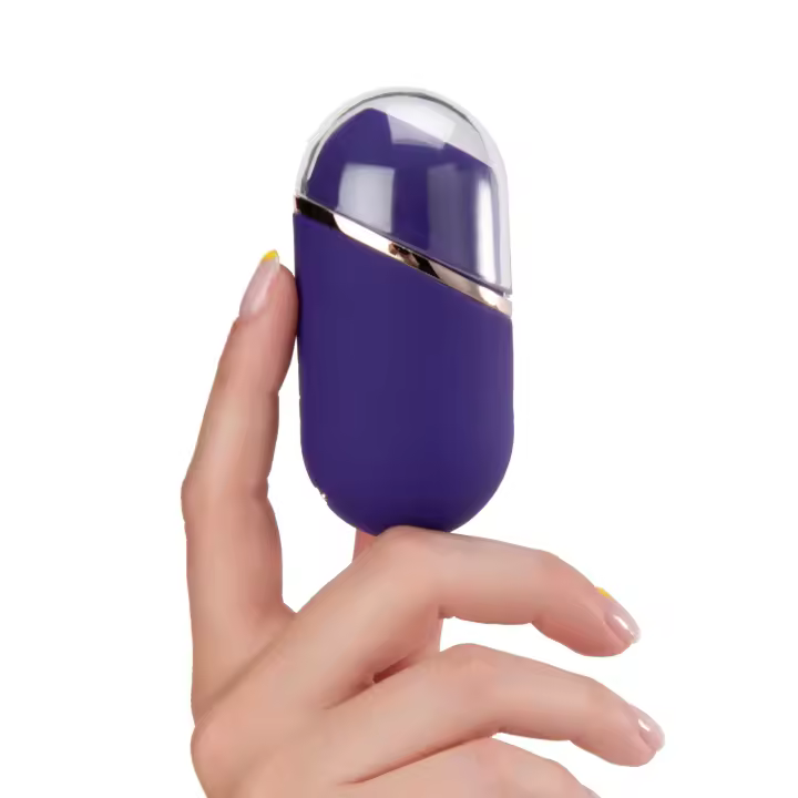 Platanomelón - Mini Vibrador Clitorial con 3 Velocidades y 9 Modos de Vibración, sumergible y Recargable - Ivo Morado - 1