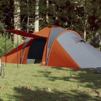 vidaXL Tienda de Campaña Familiar Iglú 6 Personas Impermeable Toldo Carpa Color Azul,  Verde,  Gris y naranja y mas - details 2