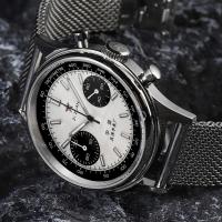 Reloj De Pulsera Deportivo Para Hombre AETEEY 1963 Pilot Quartz Cronógrafo Retro 42mm Resistente Al Agua Con Correa De Cuero Estilo Casual - details 3