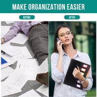 Organizador De Proyectos Expansible De 12 Bolsillos Folder Plástico De Gran Durabilidad Para Mensual A4 Tamaño Multicolor - details 5