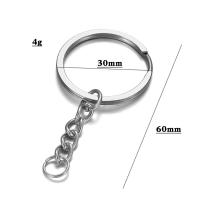 Llavero De Largo Anillo Dividido Dorado Y Bronce Para DIY Joyería 20 Piezas Llaveros Redondos Metálicos Unisex Para Negocios Al Por Mayor - details 0