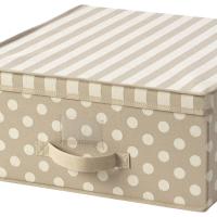 Cosatto Caja de almacenamiento de tela con tapa, 45 x 45 x 20 cm. Caja para guardar ropa en el armario. - details 1
