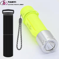 Luz De Buceo Recargable Super Brillante IPX8 Impermeable 3 Modoslampara Submarina LED Aluminio Amarilla 3800 Lumen T6 - details 7