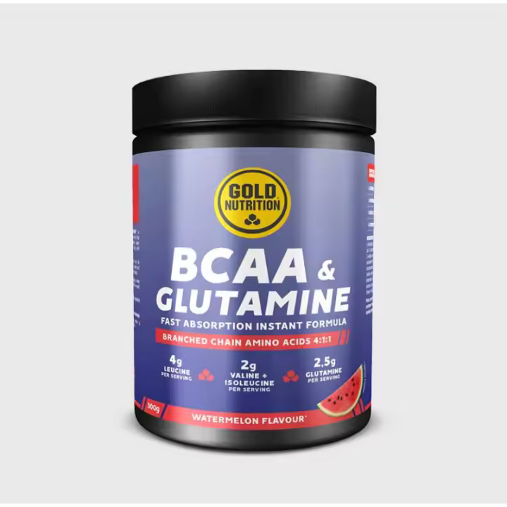 BCAA & Glutamine Powder 300g - Gold Nutrition - 1
