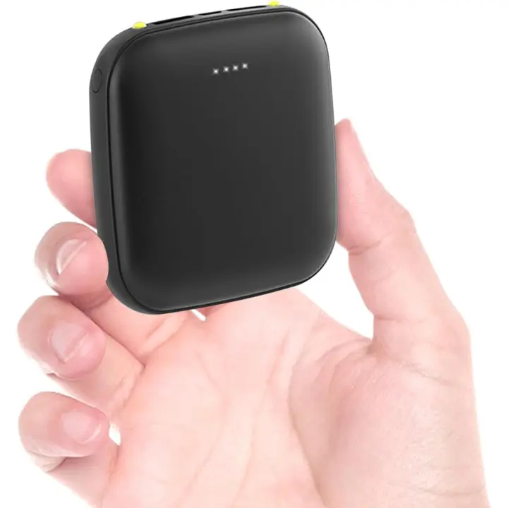 Power Bank, 6000mAh Power Bank, Bateria Externa Carga Rapida, USB C Bateria Portatil QC 2.0, con 2 Salidascon & Luz LED, Bateria Portatil Compatible iPhone 16/15/14/Pro MAX - 1