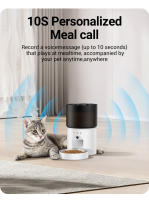 ROJECO A60 Dispensador De Alimentos Para Mascotas Con Cámara HD 1080P Y Control Remoto Por App Feeder Automático Para Gatos Y Perros Capacidad De 3L - details 3