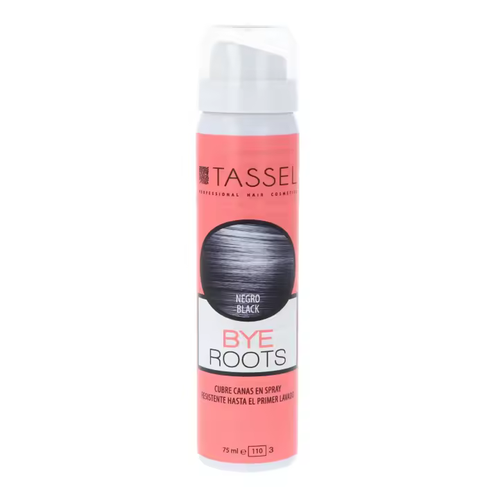 Eurostil TASSEL BYE ROOTS - Cubre Raíces Negro Spray 1un Vaporizador - 1