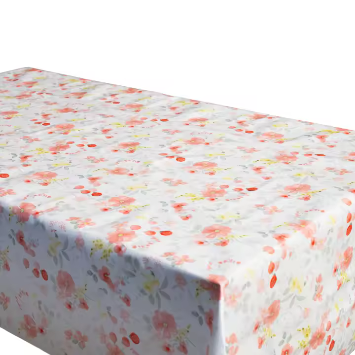 Cofan Hule Antimanchas Diseño Moderno Floral PVC Polipropileno - 1