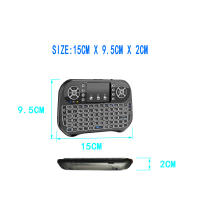Teclado Inalámbrico Bluetooth Mini 2.4G Dual Mode Retroiluminado Para Android TV Box PC Proyector Idiomas Inglés Ruso Francés Español Portugués - details 6