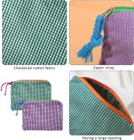 2 pequeñas bolsas de cosméticos, Bolsa de almacenamiento de malla pequeña, Práctica Bolsa de almacenamiento, Bolsa de viaje multifuncionales, Bolsa de Cosméticos para salvaguardar accesorios Cosméticos, - details 2
